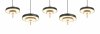 Lampa wisząca LED wielopunktowa okrągłe klosze designerska nowoczesna ściemnialna KEATON 340210580 Trio